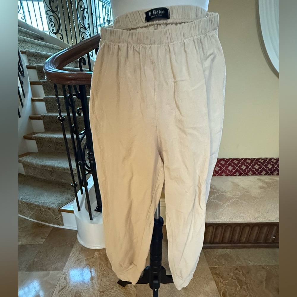 L-Retro Light Tan Pants